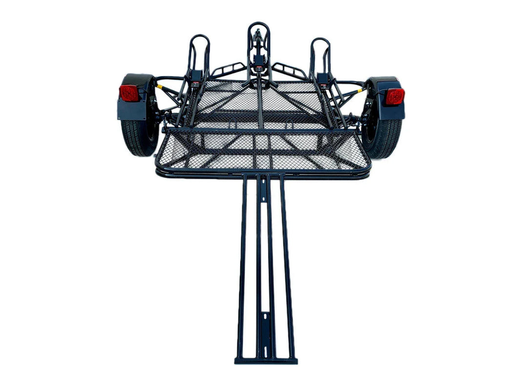 3-Rail Freestyle Motorcycle Trailer Stand Store or Roll