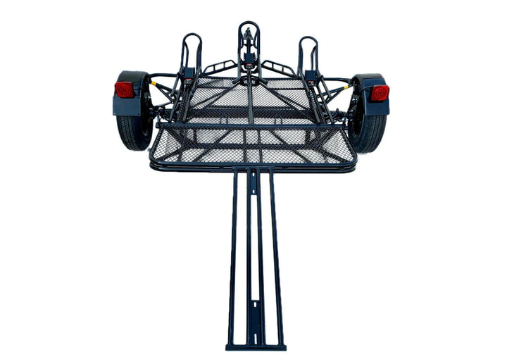 3-Rail Freestyle Motorcycle Trailer Stand Store or Roll