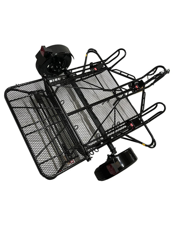 3-Rail Freestyle Motorcycle Trailer Stand Store or Roll