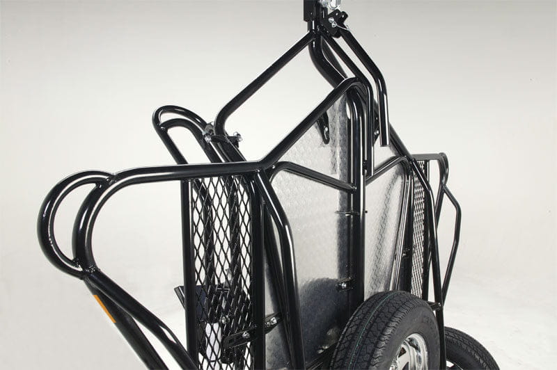 Dual Ride-Up SRL Folding Motorcycle Trailer