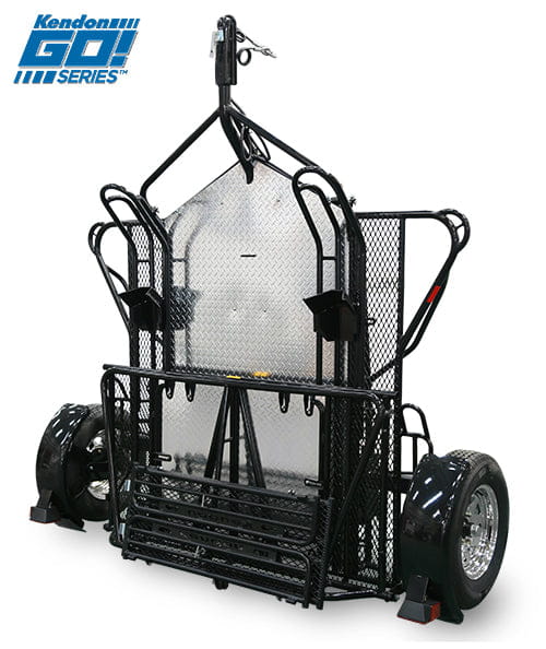 Go! Series Dual Rail Ride-Up Folding Motorcycle Trailer